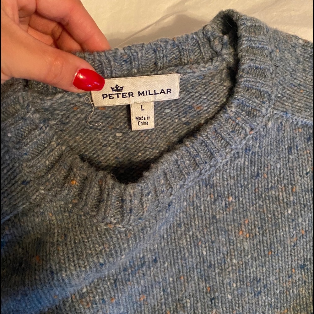 Peter Millar Grey sweater - large